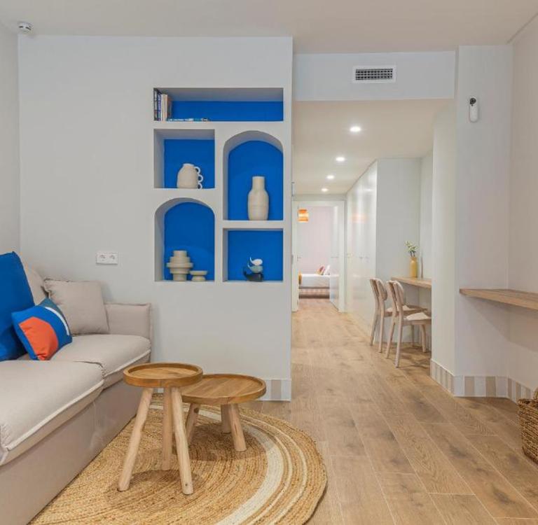 Living room Apartments Lumen Mare Malvarrosa by SH Singular Hotels Valencia Living room Apartments Lumen Mare Malvarrosa by SH Singular Hotels Valencia